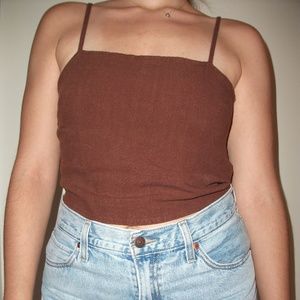 Brown Linien Camisole